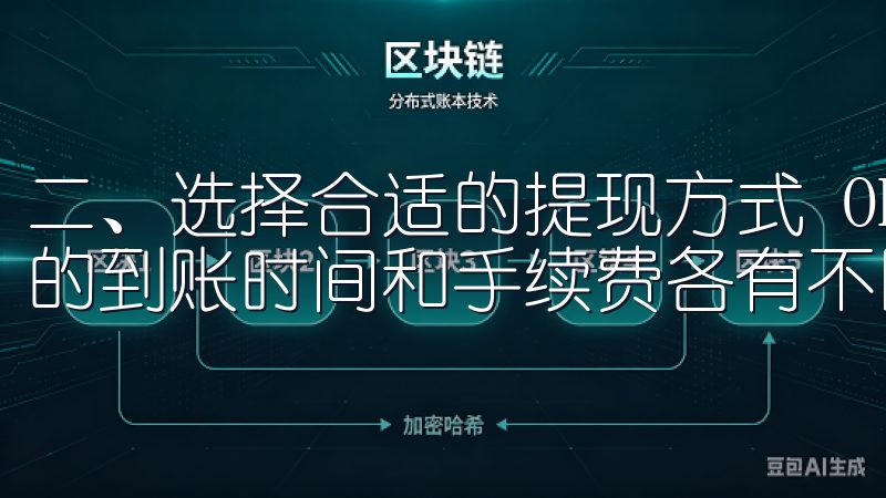 二、选择合适的提现方式 OK交易所支持多种提现方式，各自的到账时间和手续费各有不同。