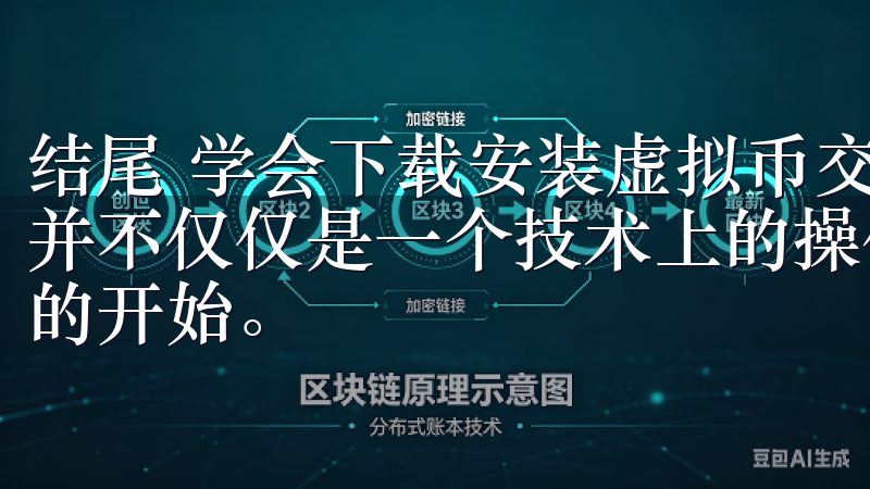 结尾 学会下载安装虚拟币交易APP，开启您的数字货币之路并不仅仅是一个技术上的操作，更是对整个市场持久关注和学习的开始。